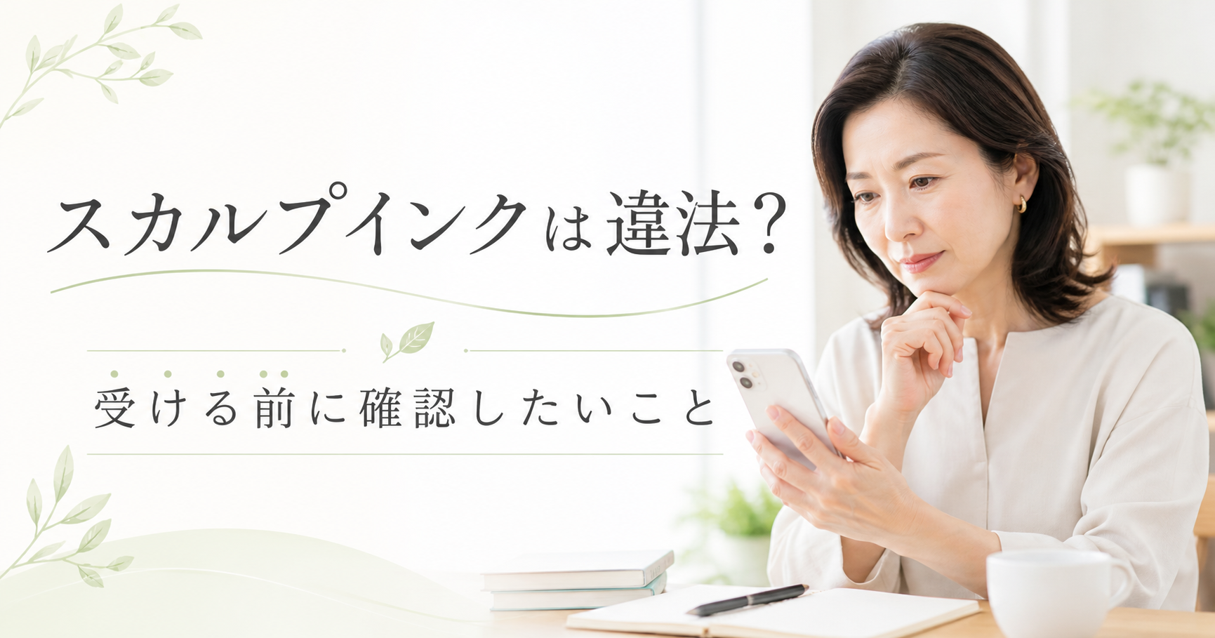 スカルプインクの医療行為と法令上の注意点を解説する記事のサムネイル